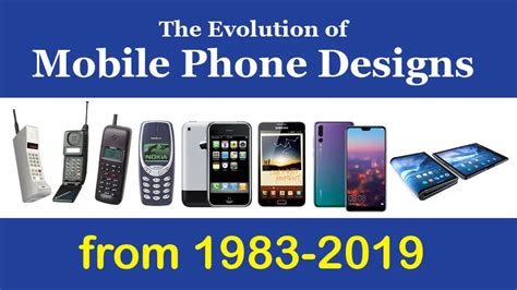 The Evolution Of Mobile Phone Designs From 1983 2019 Tallypress