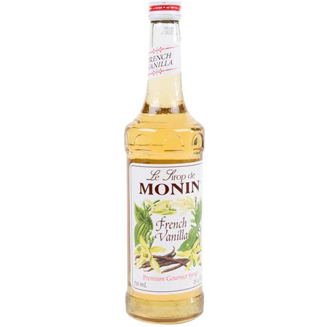 Monin 750 ML Premium French Vanilla Flavoring Syrup