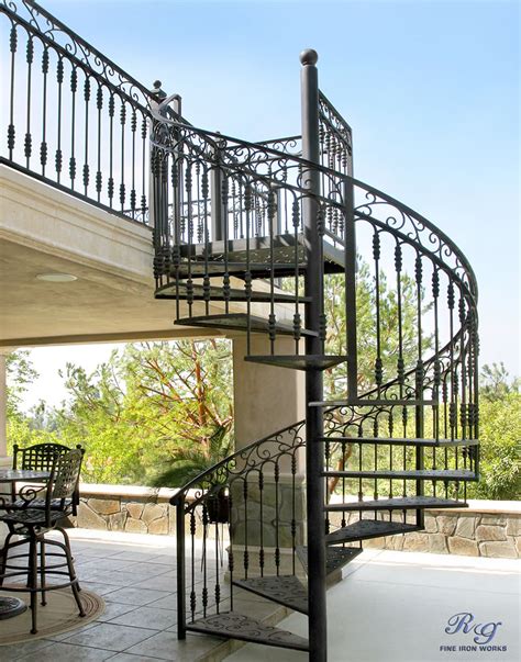 Rg Fine Ironworks Gallery Spiral Staircases