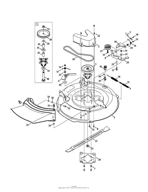 Mtd 13b226jd099 247290000 R1000 2014 Parts Diagram For Mower Deck