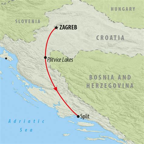 Zagreb To Split Short Stay On The Go Tours