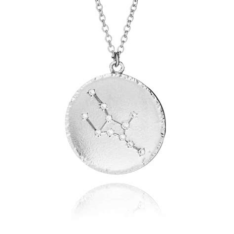 Sterling Silver Virgo Constellation Necklace