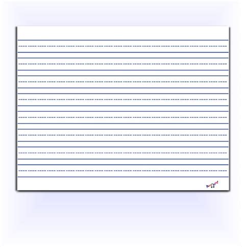 Fall Lined Writing Papera4 Landscape Lined Paper Template A4 Free 5