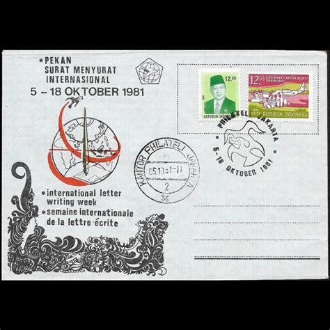 Jual C430 Indonesia Ca 1981 Sampul Surat Menyurat Internasional Di