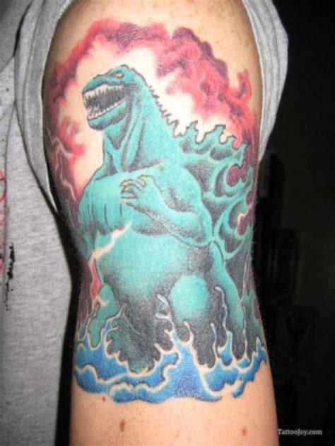 30 Seriously Good Godzilla Tattoos 30 Photos KLYKER