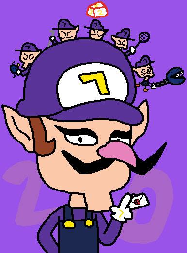 Waluigi 20th Anniversary By Garf4153 On Deviantart