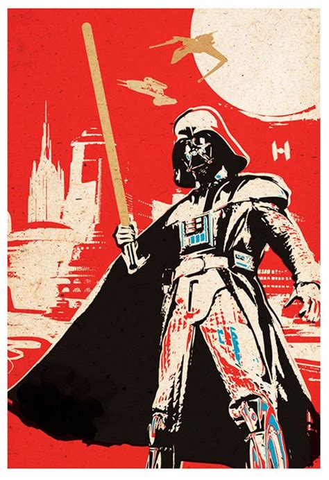 Vintage Pop Art Star Wars Darh Vader Available In