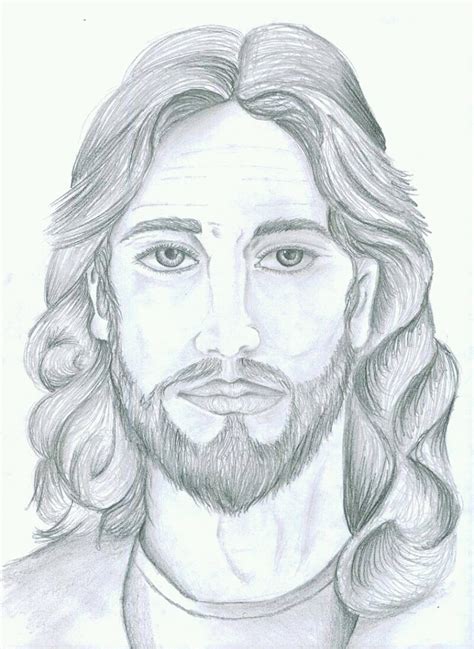 Dibujos A Lapiz De Jesucristo Mi Dibujo De Jesus Jesus Drawings