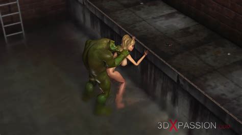 3dxpassion Crazy Fuck In The Sewer Sexy Blonde Gets Fucked Hard By A