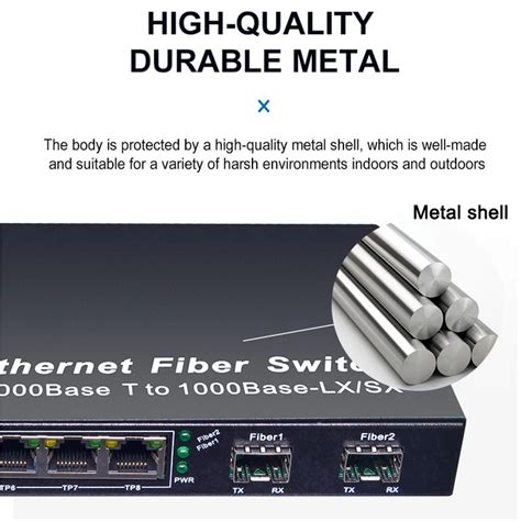 Jual Ethernet Fiber Switch With 8 Network Ports Amp 2 Lc Fiber Ports