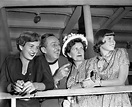 Walt Disney with his family: Diane Disney; Mrs. Lillian Disney and ...