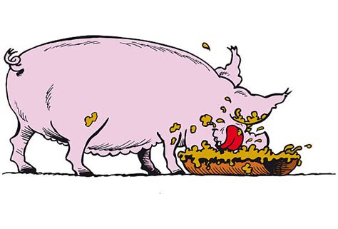 Pigs Eating Illustrations Royalty Free Vector Graphics And Clip Art Istock
