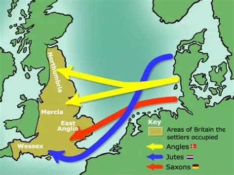 Origin Of English Map All About English Literature