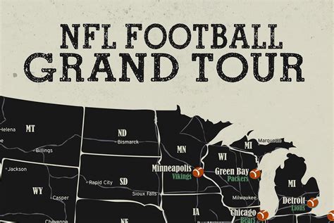 Nfl Map Football Teams And Stadiums Geojango Maps