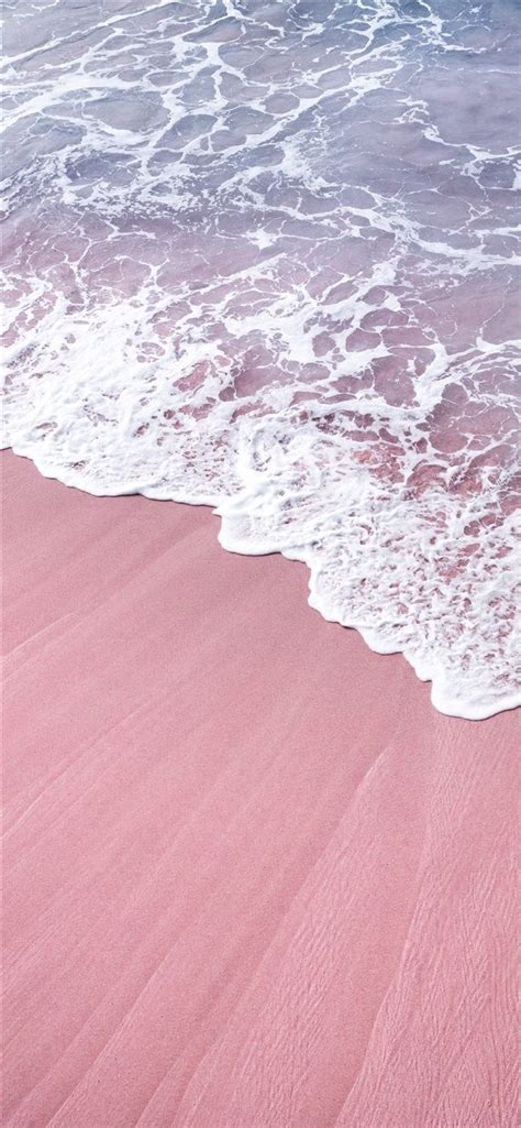 Pink Sea Waves Wallpaper Pink Wallpaper Iphone Aesthetic Iphone