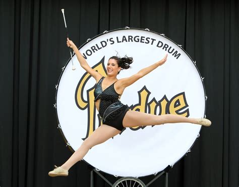 purdue s feature twirler the girl in black twirling costumes baton twirling costumes
