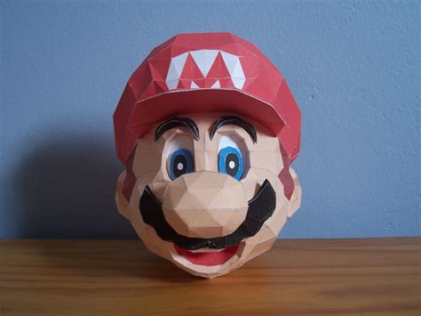 Papercraftspace Mario Head