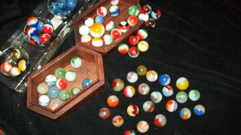 A Small Collection Of Old Marbles Collectors