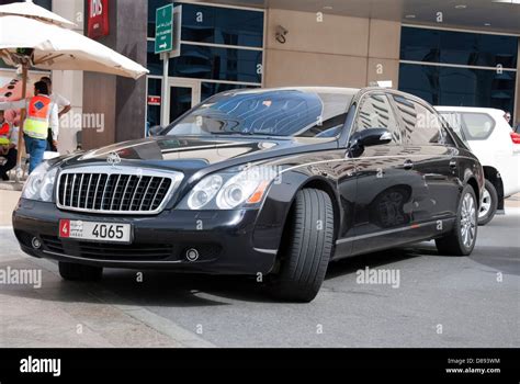 Black Daimler Ag Maybach 62s Luxury Motor Car Stock Photo Alamy