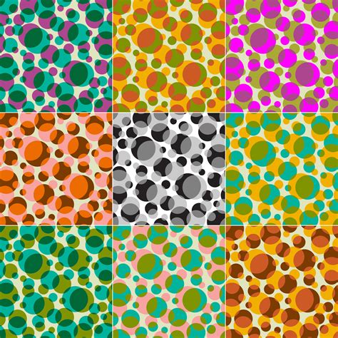 transparent overlapping circles vector patterns 564973 - Download Free ...