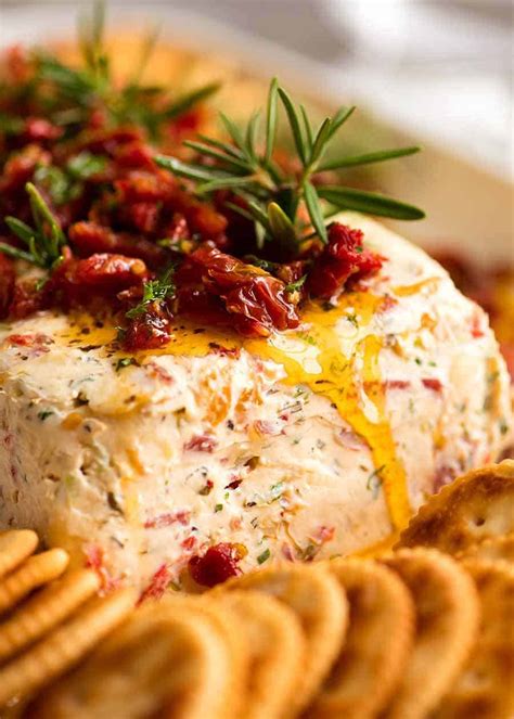 Christmas Appetiser Italian Cheese Log Recipetin Eats