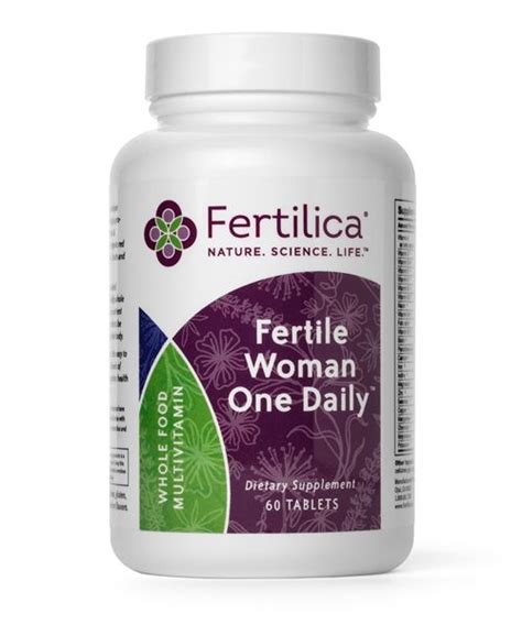 Multivitamin For Fertility Fertile Woman One Daily Whole Food