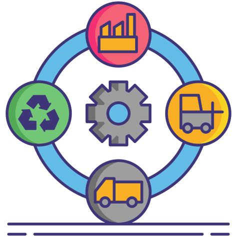 Supply Chain Free Industry Icons
