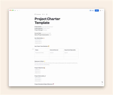 What Is A Project Charter Examples Free Templates