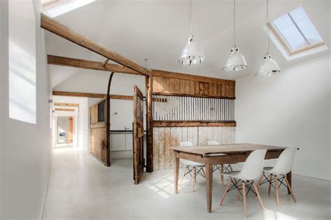 Historic Horse Stables Converted Into A Contemporary Home In The Uk