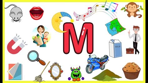 Letter MThings that begins with alphabet Mwords starts with MObjects