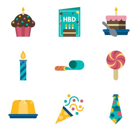 Birthday cake emoji looks like a big cake — white, pink, or brown — decorated in different ways in its different versions with candles on it (from one to five). Birthday cake Icons - 1,844 free vector icons