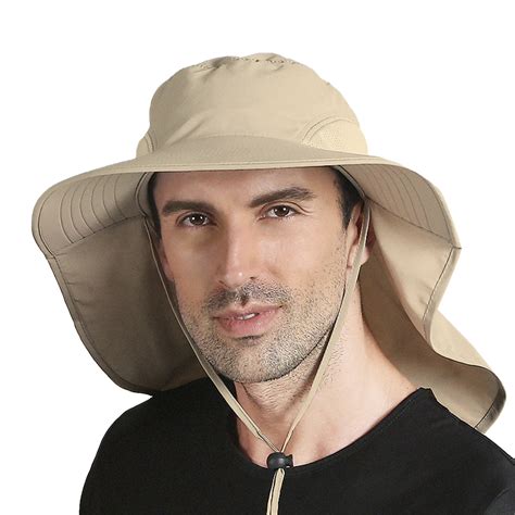 Orolay Mens Sun Hats Outdoor Hats Sun Protection Fishing Hat Wide Brim