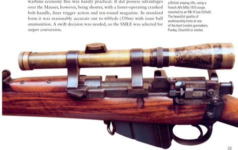 No1 Mk3 Smle Sniper Ww1 Lee Enfield Resourcelee Enfield Resource