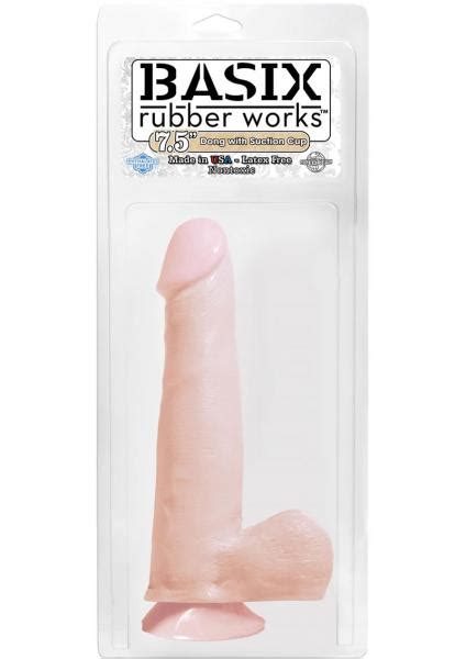 basix rubber works 7 5 inch dong with suction cup flesh on literotica