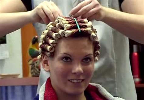 Pin By Jims Hair Roller Pictures On Curlers Hair Rollers New Perm
