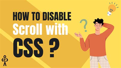 How To Disable Scroll With Css
