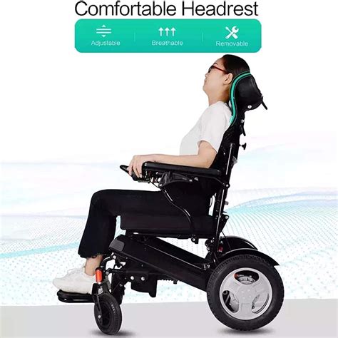 gaxqfei 2021 fauteuil roulant Électrique léger longue portée fauteuils roulants Électriques