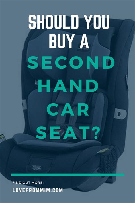 Should You Buy A Second Hand Car Seat Heres Why I Wouldnt Love