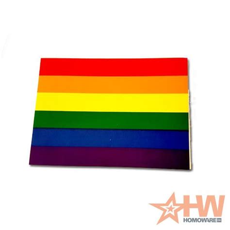 large rainbow sticker 14 5 x 10 5 cm not on stock homoware gay shop in copenhagen