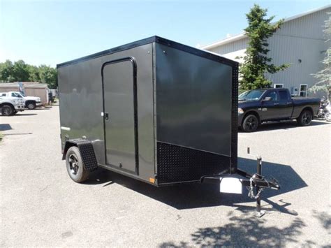 Gallery 6x10 Enclosed Trailer 2990 Gvwr With Ramp Door And Side