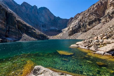 Hiking Chasm Lake Rocky Mountain National Park Colorado