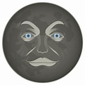 New Moon With Face | ID#: 12504 | Emoji.co.uk