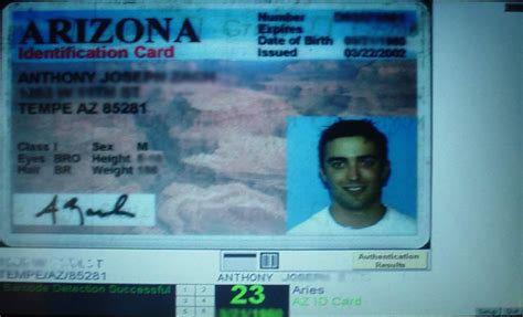 Fake arizona id documents differ from other credentials in that they are intended only to be usable by the person holding the id card.  SIDVA Authentication  -Features