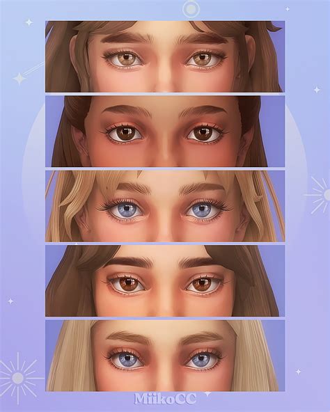 Eye Presets No 1 The Sims 4 Create A Sim Curseforge