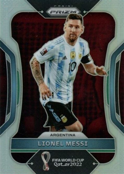 Lionel Messi 2022 Prizm World Cup Silver 7 Price Guide Sports Card