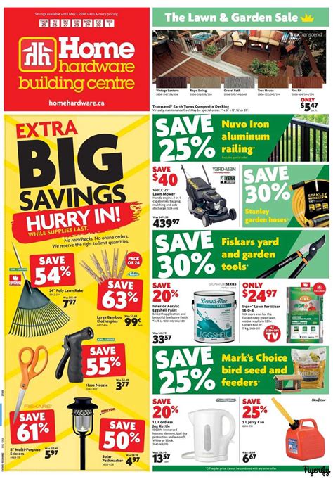 Maybe you would like to learn more about one of these? Home Hardware Building Centre (ON) Flyer April 25 to May 1 ...