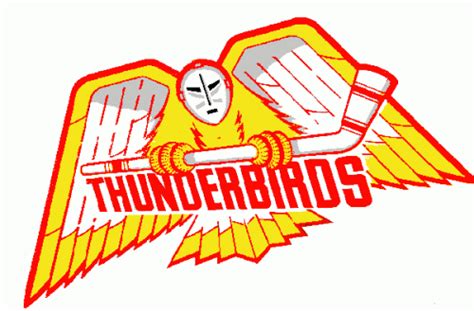 Winston Salem Thunderbirds Hockey Logo From 1981 82 At