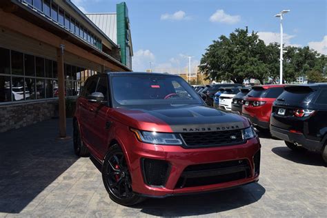 Ask most people and they'll probably tell you that car. New 2020 Land Rover Range Rover Sport SVR 4 Door in San ...