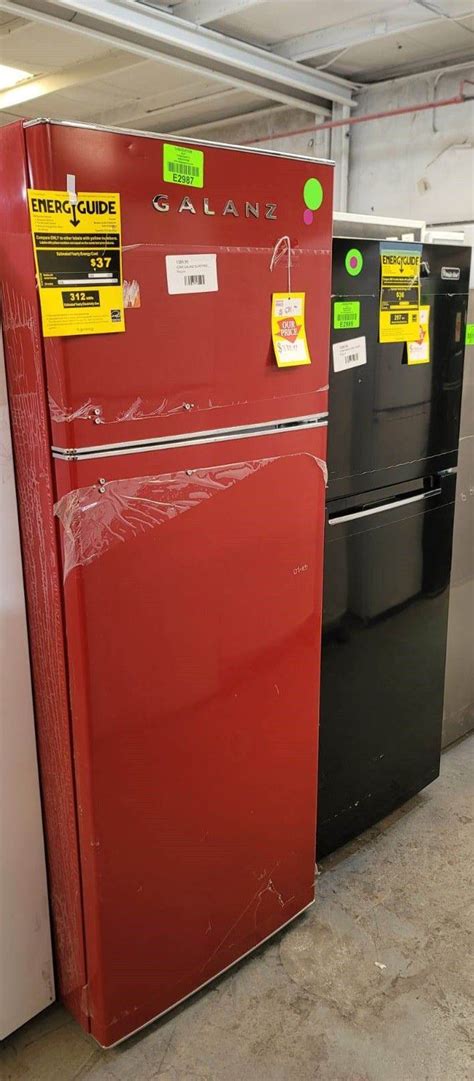 GALANZ GLR12TRDEFR 12 0 Cu Ft Top Freezer Retro Refrigerator For Sale