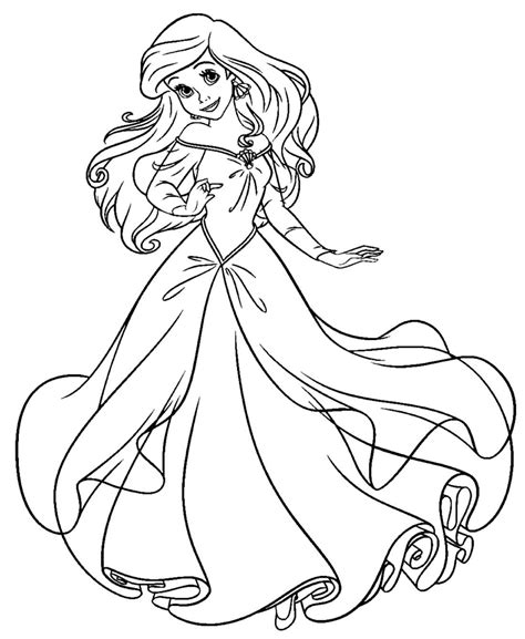 Desenho Para Imprimir Sereia